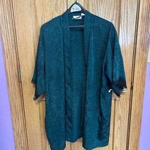 Delicates Teal Garment with Lace Detail